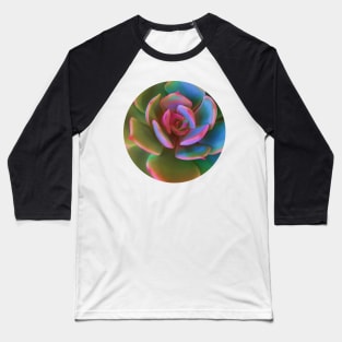 Pink Succulent Baseball T-Shirt